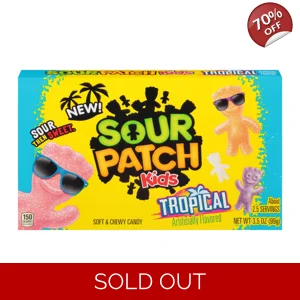 Sour Patch Kids Tropical - Soft Chewy Candy Sweets - 99g Theatre Box
